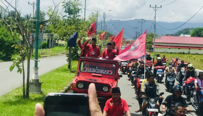 Ini Kata Paslon Limi-Welti Saat Melangkah ke KPU Bolmong