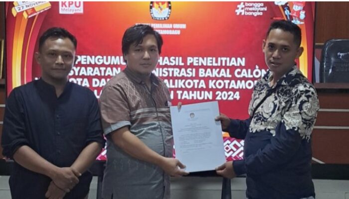 Tok ! Paslon NK-STA Memenuhi Syarat Administrasi