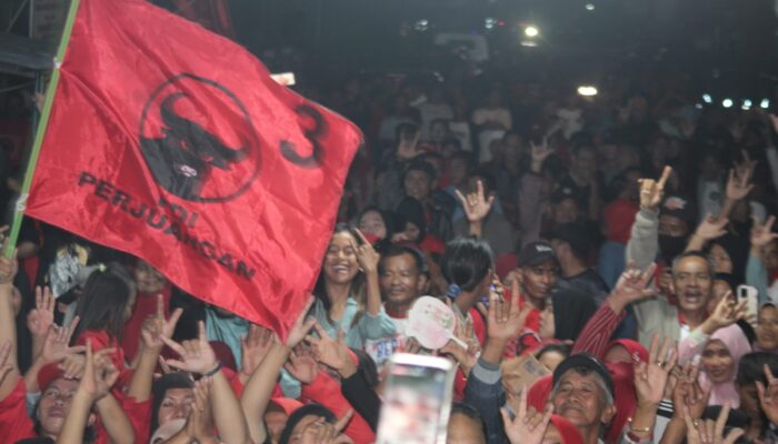 Warga Desa Lolan Sambut Meriahkan Kampanye Dialogis Paslon Limi-Welty