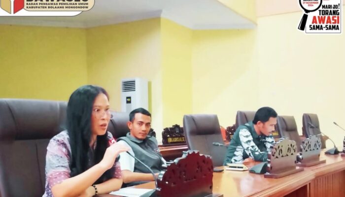 Bawaslu Bolmong,Ingatkan Pendamping Desa Agar Tidak Terlibat Politik Praktis