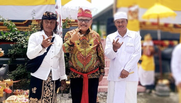 Peringati Hari Raya Kuningan,PHDI Kembang Mertha Undang Calon Bupati Bolmong,Limi Mokodompit