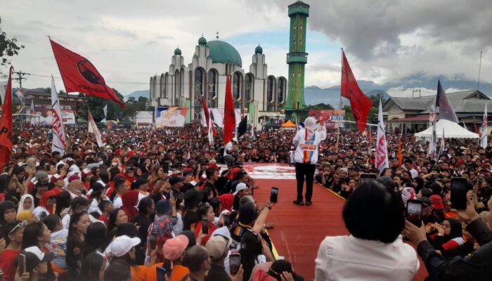 Lapangan Bonobokan Membara ! Ribuan Simpatisan NK-STA Gelar Rapat Umum