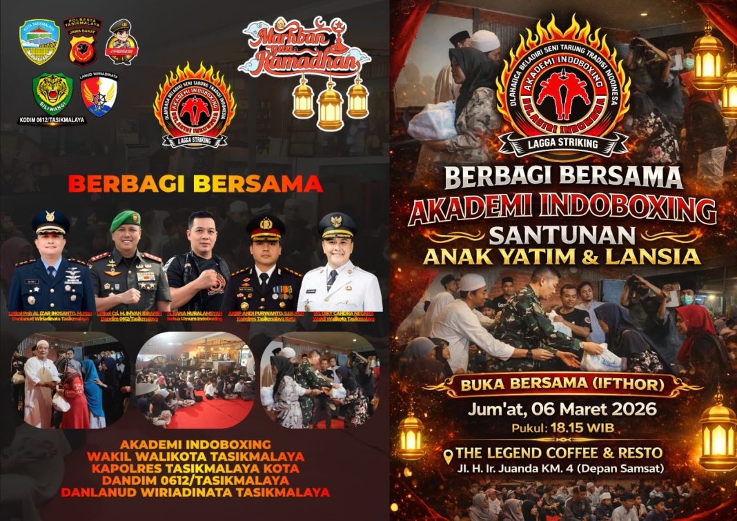 Indoboxing dan Wawalkot Tasik Dan Kapolres Kota, Dandim 0612 Juga Danlanud Akan Gelar Aksi Sosial, Catat Tanggalnya