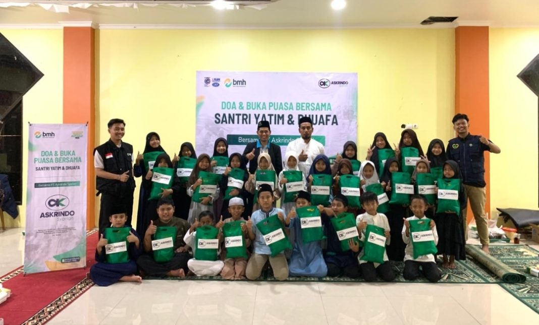 BMH dan Askrindo Syariah adakan Doa dan Buka Bersama Yatim dan Dhuafa di Cibuntu