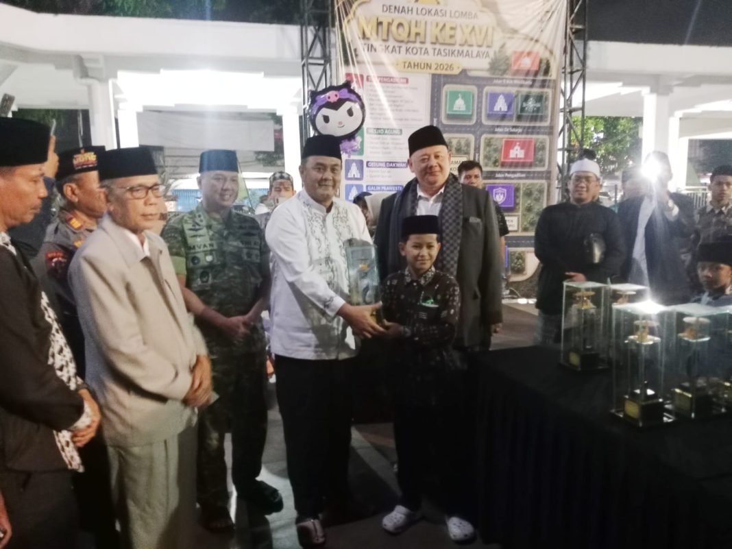 Wakil Wali Kota Diky Chandra Menutup MTQ Ke-XVI Tingkat Kota Tasikmalaya