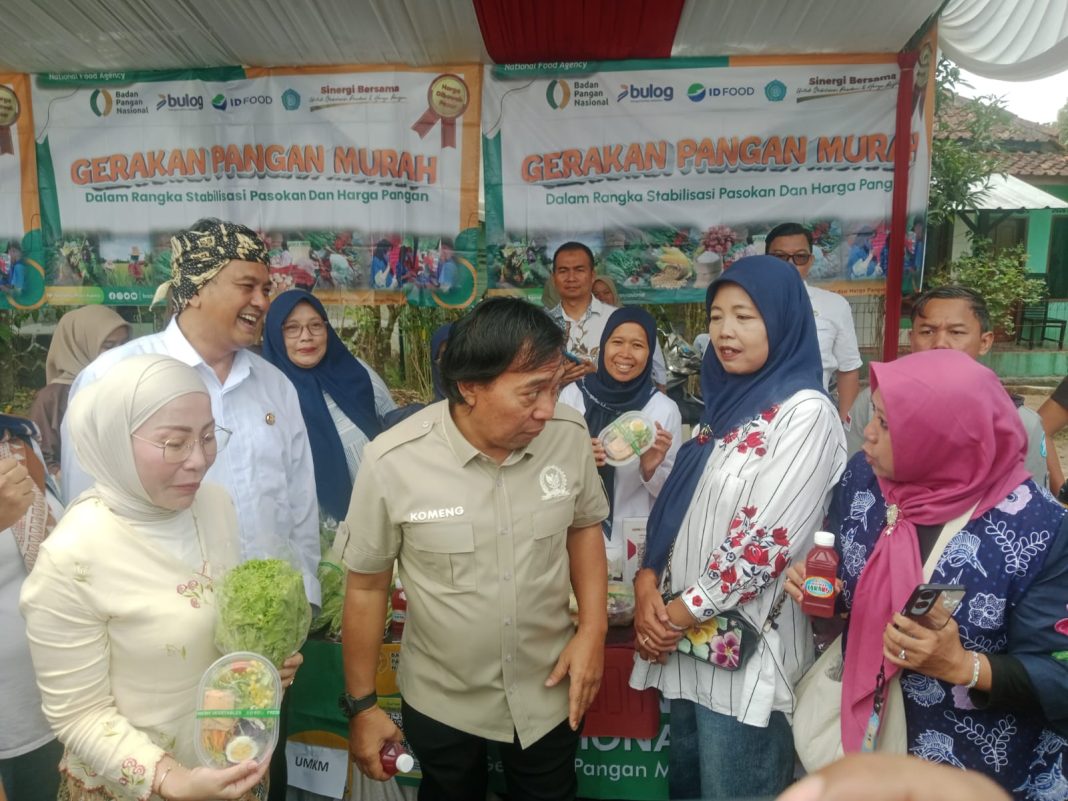 Gerakan Pasar Murah Inisiasi Komeng, H Lola, Bapanas Terlaksana Sukses, Diky Chandra : Langkah Nyata Untuk Bantu Masyarakat
