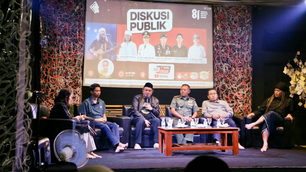 Menjadi Narsum Diskusi Publik, Diky Chandra : Merdeka Harus Sesuai Aturan Dengan Menjaga Norma dan Etika Yang Ada